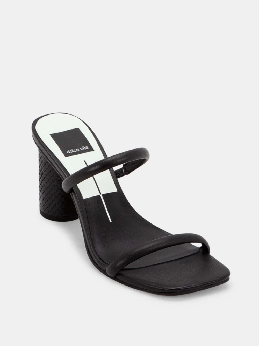 Dolce Vita  | Noles black double strap heel sandal